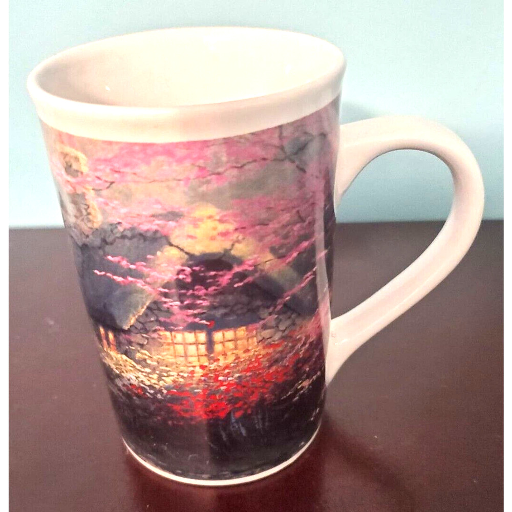 2004 Thomas Kincade Country Cottage Mug